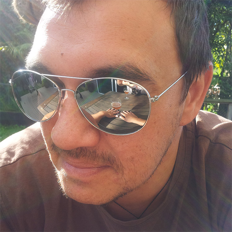 Tasty beer reflected in fully sick as aviators